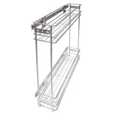 Корзина 150 боков. крепл. 2-х ярусн. шарик. напр. полн. выдв. с дов.  лев/прав  Китай