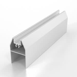 АЛ Черный муар профиль горизонтальный нижний Felix 6 м