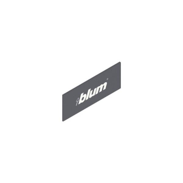 Заглушка прямоугольная TANDEMBOX д/царги с логотипом ZAA.532C, серый BLUM 
