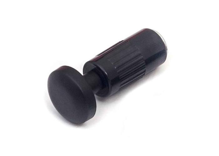 Заглушка рейлинга Модерн черный матовый