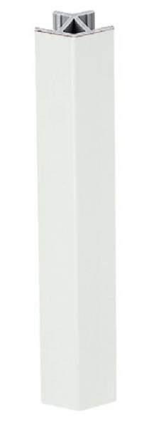 Угол для цоколя 135гр Белый Матовый Н100мм