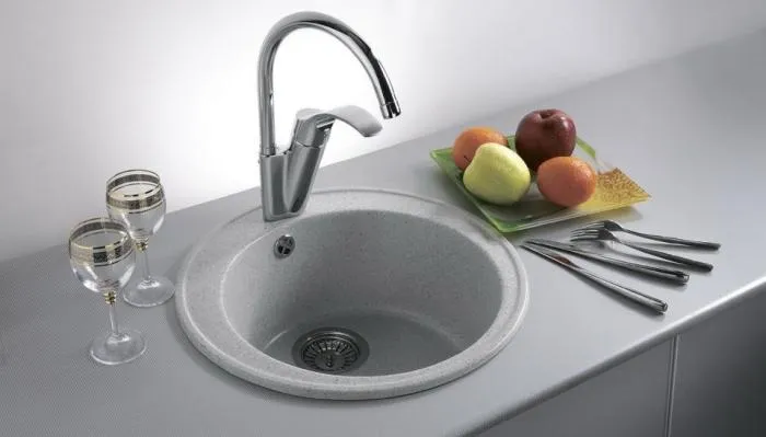 Мойка 490*490 круглая 02 Шампань