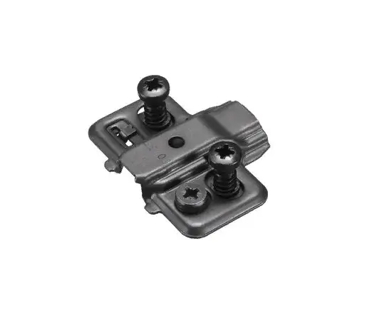 Монтажная планка петли Titus T-type TeraBlack F3 мм крест c винтами