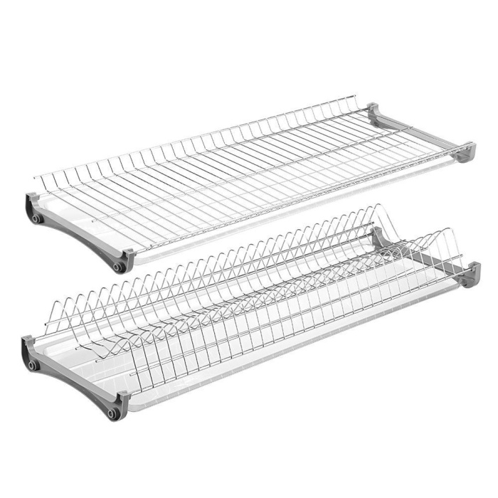 Посудосушитель 2-ур. база 800 мм, хром ВАРИАНТ-3 (Инд.упак) о 