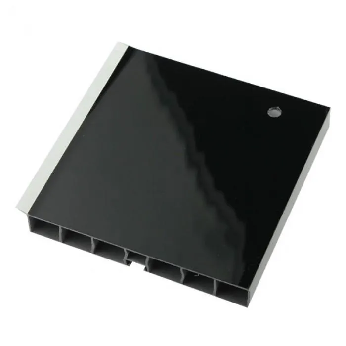 Цоколь Черный Глянец пластиковый h=150мм/4м