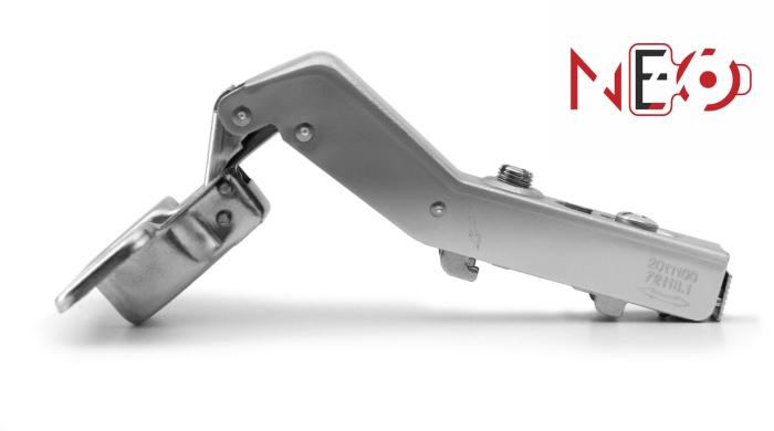 Петля угловая с доводчиком 45* Clip-On 642C02 б/планки NEO (200)