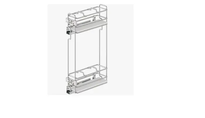 Корзина 150 боков. крепл. 2-х ярусн, направл.Blum Tandem, частичное выдвижение, Starax, 