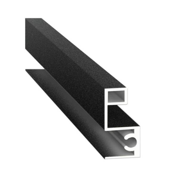 АЛ Черный матовый Рамка верхняя 6 м ( к узкой системе 163,164,165) с камерой 213 МП