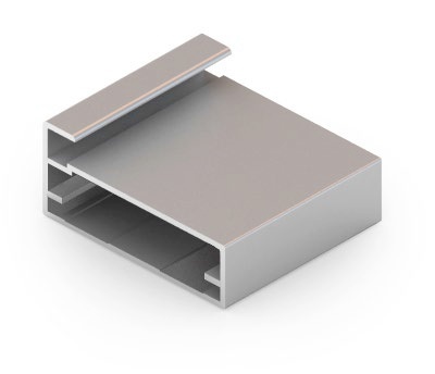 Профиль алюминиевый для фасадов (хром мат.) 3м F1-33 (2008)