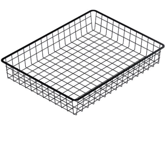 Сетчатая корзина 500*150*480 черная (комплект с ролик.направляющ) SIBO