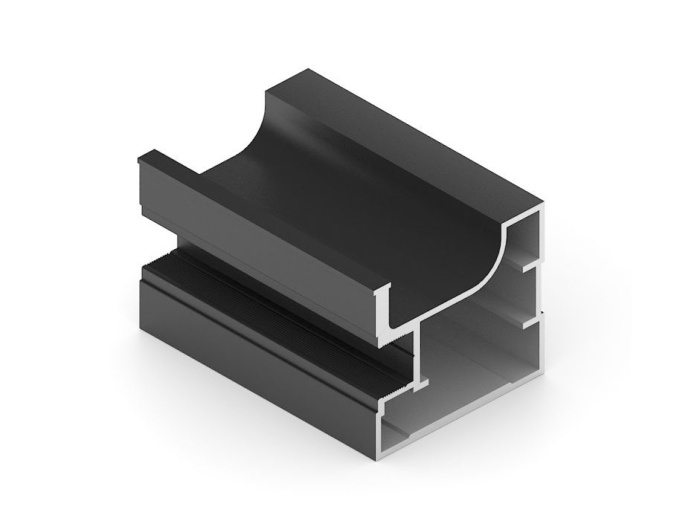 Вертикальный профиль FUSION 4в1 черный матовый 5,4 м ARISTO