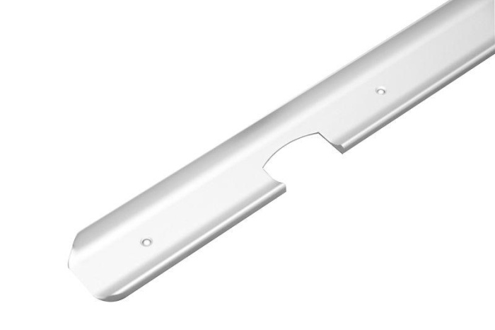 Планка Угловая Матовая Серебро 28мм Скиф