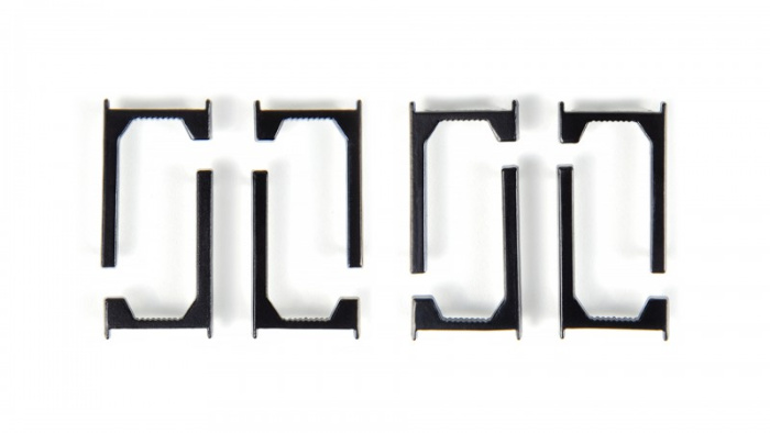 Комплект торцевых заглушек для 106GOLA (4левых+4правых) черный BOYARD