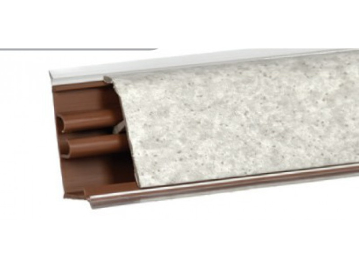 Плинтус Берилл(семолина серая) 3,0м KORNER