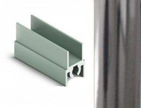 АЛ Серебро ГЛЯНЕЦ рамка верхняя 6м МП