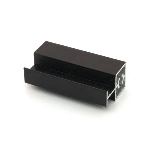 АЛ Черный матовый Рамка средняя 6 м ( к узкой системе 161,162) 415 б/камеры МП