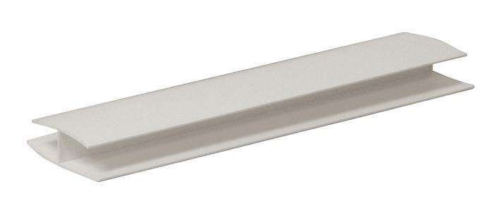 Соединительный профиль для лотков пластиковых, цвет белый Union Plast