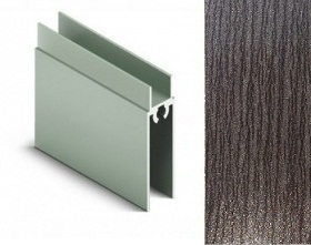 АЛ Графит венге ГЛЯНЕЦ рамка нижняя 6,0 м