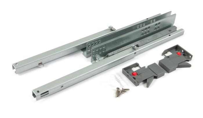 Направляющие скрытый монтаж неполного выдвижения 300мм для плиты 16-19 мм BOYARD DB8982Zn/300 