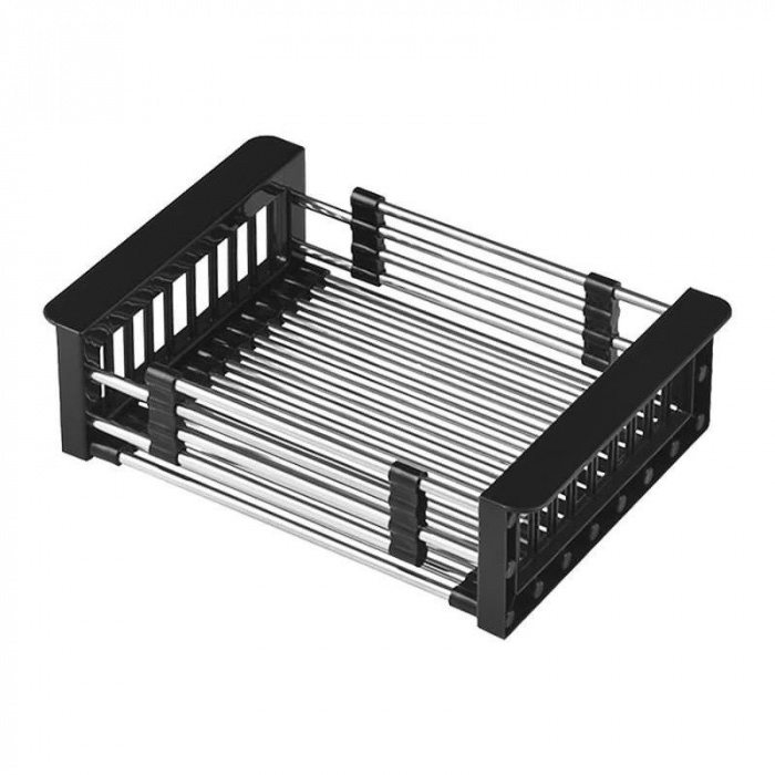 Коландер многофункциональный  для моек черный MELANA ProfLine