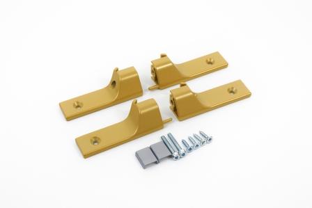 Полкодержатель для полок золото STILOS (2 шт в компл)