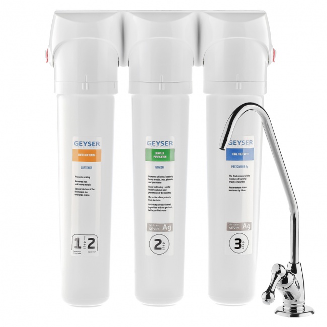 Фильтр Гейзер СМАРТ для жесткой воды с краном