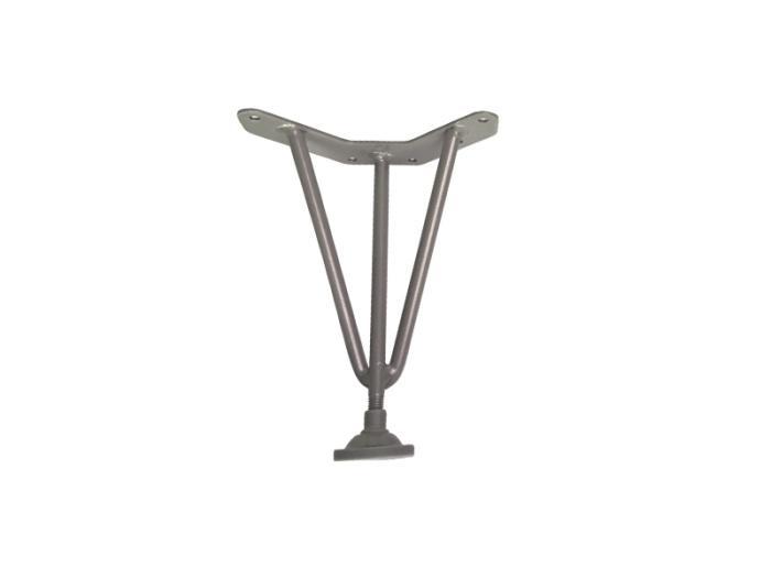 Опора для мебели Н-150 металлик регулируемая  9006, пр-во Россия