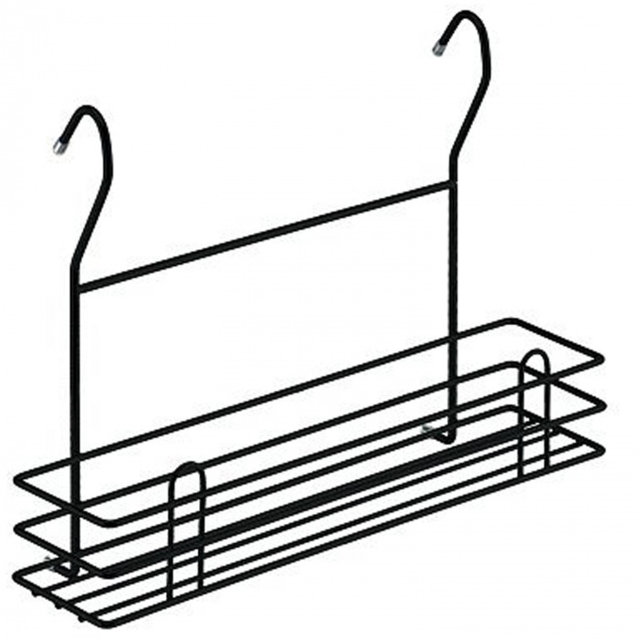 Полка под специи  черный матовый 
