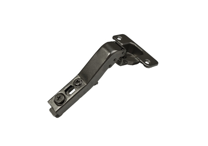 Петля угловая с доводчиком 45* Clip-On 801B б/планки черный никель JETLine