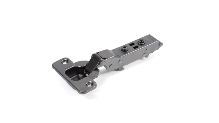 Петля полунакладная с доводчиком 93* Clip-on 801B02/BN б/планки, черный никель EVO BOYARD (200)