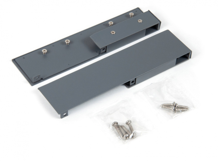 Держатель передней стенки СТАРТ высокого внутреннего с прямыми боковинами, графит BOYARD (20)