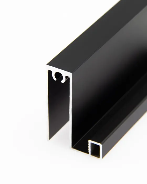 АЛ Черный матовый Рамка нижняя 6 м ( к узкой системе 163,164,165) 223 с/камерой МП