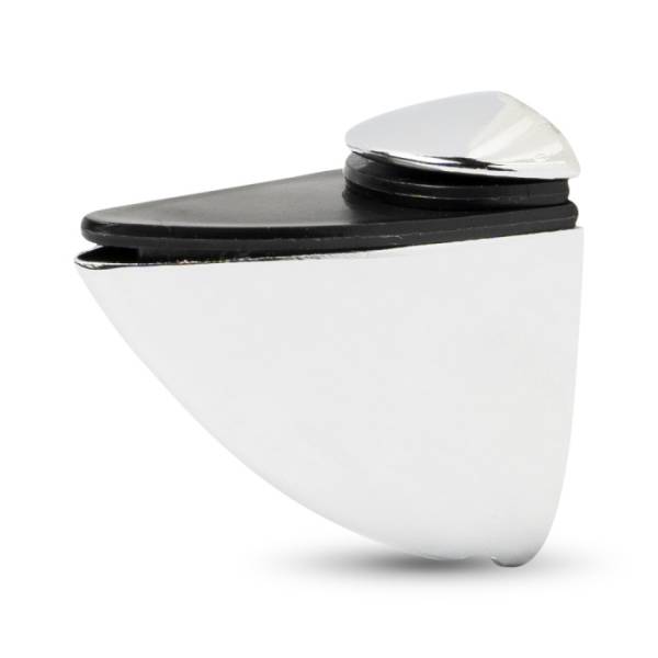 Полкодержатель 304 большой декорат, хром CAIMAN JET