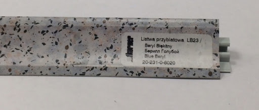 Плинтус Берилл Голубой 3м KORNER