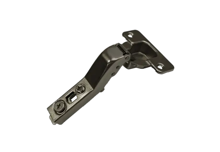 Петля угловая с доводчиком 30* Clip-On 801A б/планки черный никель JETLine