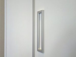 Ручка-наклейка для профилей Серебро матовое (к узкой системе) 161,162,163