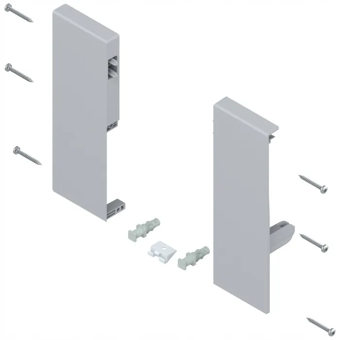 Держатель передней панели  TANDEMBOX H=167мм (C) левый правый белый ZIF.74C0 FRO BLUM 