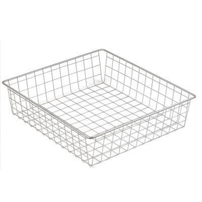 Сетчатая корзина 435*120*485 белая ЕВРО (без направляющих)