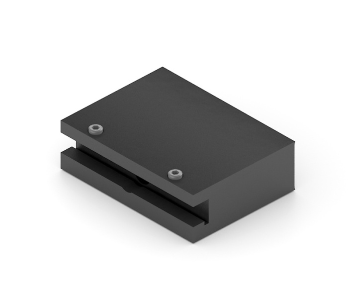 Держатель ручки-рейлинг черный матовый 4в1 ARISTO