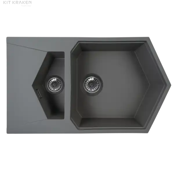 Мойка 840*490*220 Киткракен POND графит