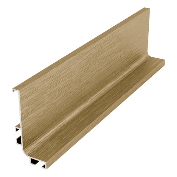 Ручка-профиль GOLA горизонт. L-обр 6 м золото браш мат + рассеиват LED PREMIAL