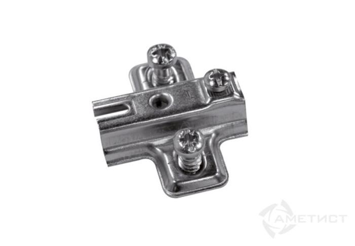 932B Монтажная планка петли с еврошурупами Н0мм JET( к петле 303, 310)