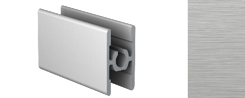 АЛ Матовое Серебро Рамка верхняя 5,4м МП