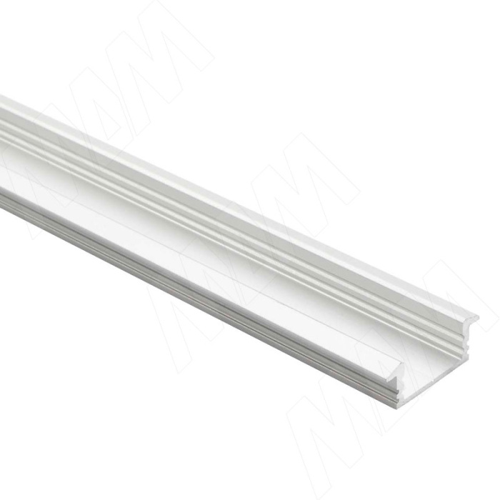 Профиль врезной для плоского рассеивателя FM1, серебро, 20*7.5мм, L-2000