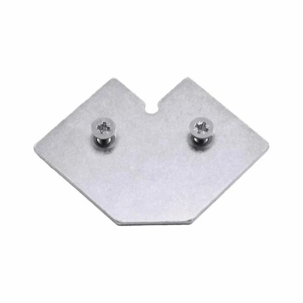 Крепежный уголок с винтами к профилю широкому ALP2008( в комплекте 4 угол.+8 винт)