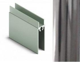 АЛ Серебро ГЛЯНЕЦ рамка нижняя 6м МП