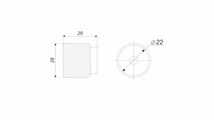Ручка-кнопка 288MBSG.4 BOYARD (25)