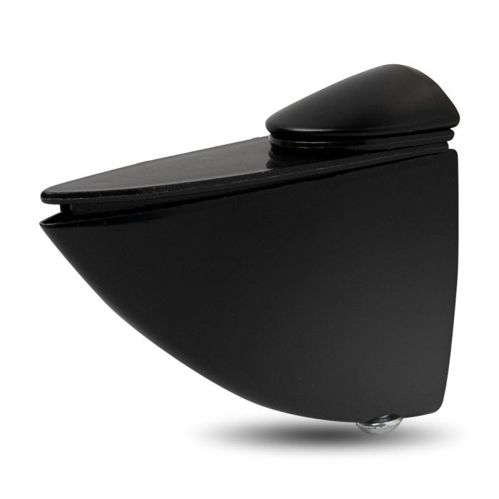 Полкодержатель малый 304 декорат, черный CAIMAN JET