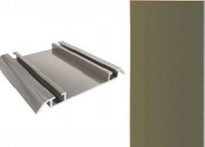 АЛ Матовая шампань темная Нижняя направляющая 6м МП