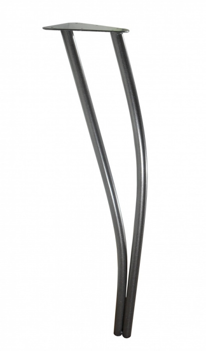 Ножка для столешницы У-111 (двойная) металлик